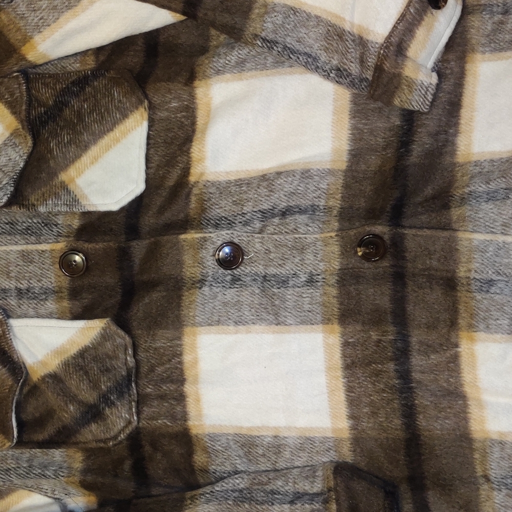 Plaid Shacket Flannel - Picture 12 of 16